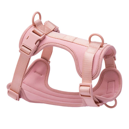 Customizable Classic Pet Harness Set for Dogs Cats Comfortable Cotton Vest Nylon Material Escape Proof Leash Ribbon Decoration