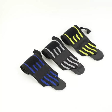 Custom Logo Compression Wrist Support Strap with Hook & Loop Closure Nylon Wrist Protector for Gym Weightlifting