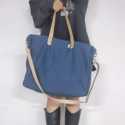 Wholesale Canvas Tote Bags With Custom Printed Logo Women's Tote Bags Pure Color Large Capacity Handbags