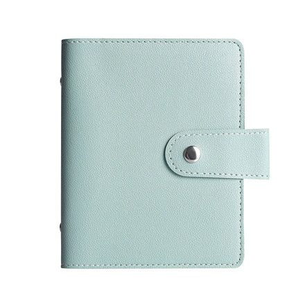 Macarons Mini A7 Budget Binder Wallet 6 Ring Binder Notebook Money Zipper Binder Organizer Set with Budget Sheets and Zipper Bag
