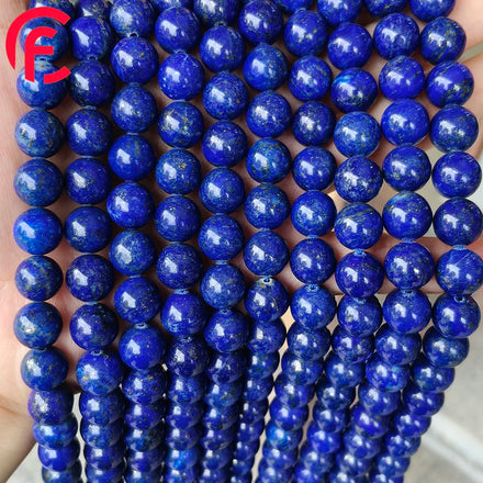 wholesale 6mm 8mm10mm Natural Stone Lapis Lazuli Crystal Loose Beads for DIY Bracelet Necklace Jewelry Making