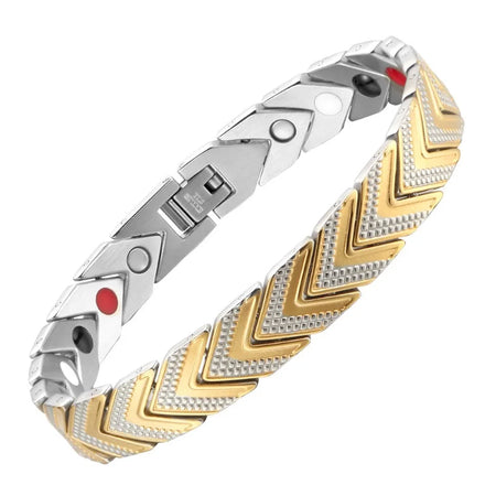 Wholesale Stainless Steel Bracelet 2000 Gauss Energy Magnetic Therapy Bracelets