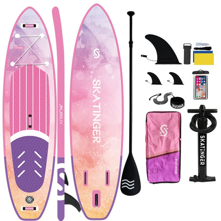2026 SKATINGER WEIHAI manufacturer provided cheap price drop stitch inflatable sup for girl