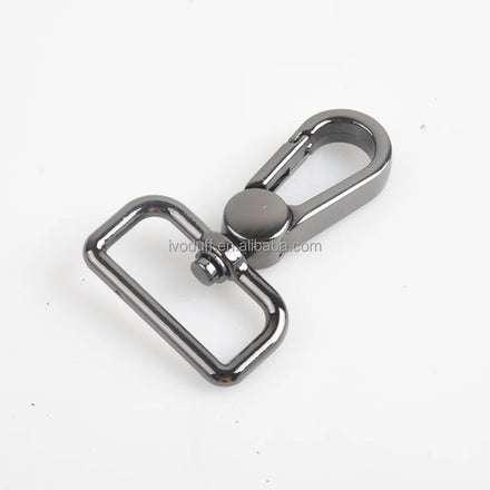 Metal 25mm Snap Hook Keychain Bag Making Hardware Handbag Dog Leash Clasp Durable Strong Swivel Hook