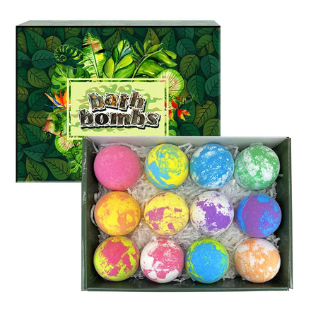 Bodynurse OEM/ODM Mini Vegan Kids Shower Bombs Set of 12 Relax Bathbombs with Animals