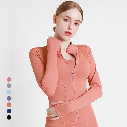 Jackets for Women 2022 Wholesale Fitness Top Classical Design Women's Jacket Sportswear Fitness Workout Coats