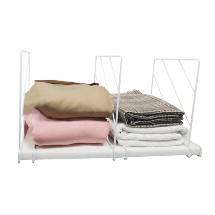 PYJ Shelf Dividersfor Closet Organization Metal Closet Divider Perfect Shelf Organizer for Closet Bathroom or Kitchen Shelves