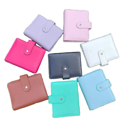 New Arrivals A7 Binder Wallet Mini 6 Ring Binder Notebook Leather Budget Binder Set with Budget Sheets and Zipper Bag