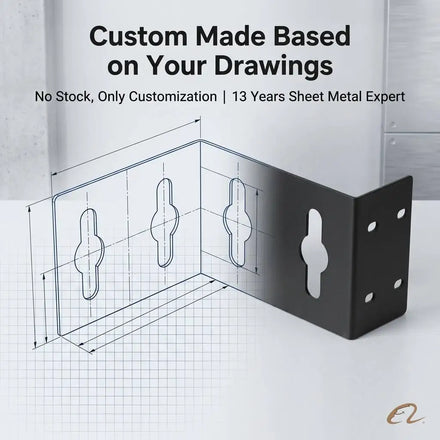 TZR Custom Precision Stainless Steel/Aluminum Alloy Sheet Metal Brackets Mounting Components Anodizing/Plating Surface Treatment