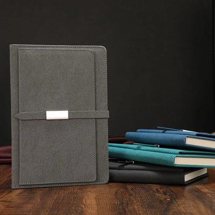 Wholesale A5 PU Leather Business Notebook with Lock & Pen | Custom Office Gift Set