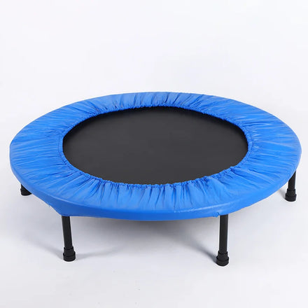 Mini Unisex PVC Fitness Rebounder Trampoline Indoor Gym Workout Cardio Weight Exercise with Adjustable Handle
