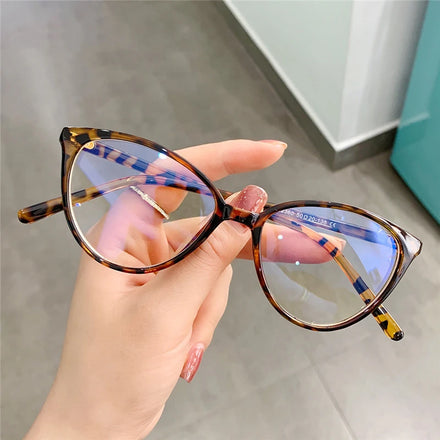 New Fashion Polygon Frames Student UV400 Sunglasses Computer METAL HINGE Anti Blue Light Glasses for Men Women