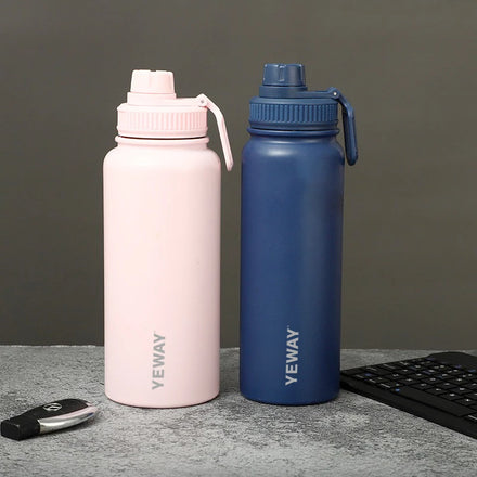 Tasse Flaschen 16Oz Custom Logo Hot and Cold Sports 18/8 Double Wall Bulk Metal Vacuum Insulated Stainless Steel Water Bottle
