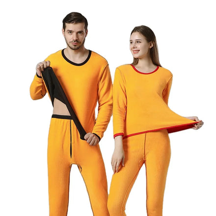 2-Piece Set Winter Thermal Clothing for Men and Women Breathable Warm Long Johns Underwear for Cold Weather