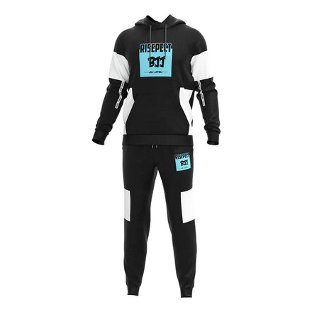 Unisex Custom Logo Winter Sweatshirt Sets Sublimation Print Hooded Tracksuit Jogger Plus Size Costume Winter Unisex Fashion