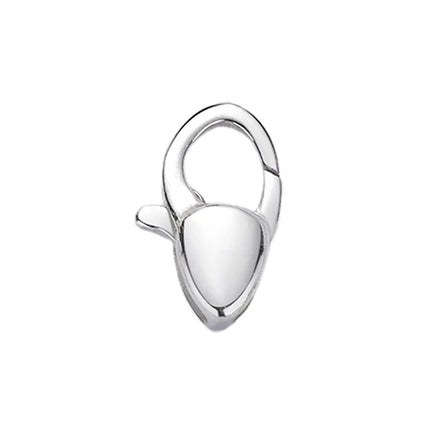 925 Silver Pear Shape Parrot Trigger Clasps Teardrop Lobster Claw Clasps for Necklace Bracelet Jewelri Making