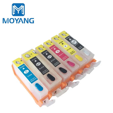 MoYang Refillable Ink Cartridge Compatible for CANON PGI225 CLI226 PIXMA MX892 MG6120 MG6220 Printer Refill with ARC Chip