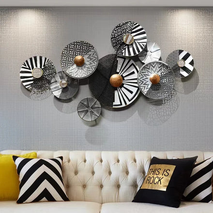 134X63CM Nordic Style Luxury Handmade Iron Wall Creative Home Decoration Living Room Sofa Background Hanging Dropshipping DDP