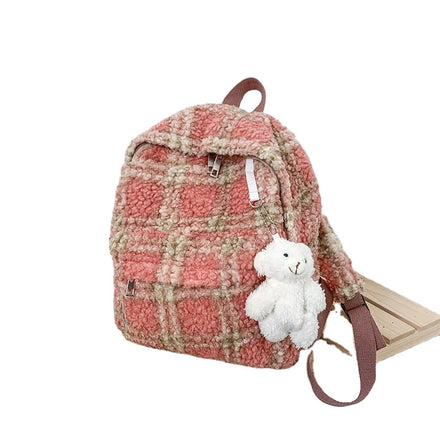 2025 New Urban Female Casual Waterproof Travel Bag Backpack with Zipper Closure Bump Color Small Size Polyester Lining