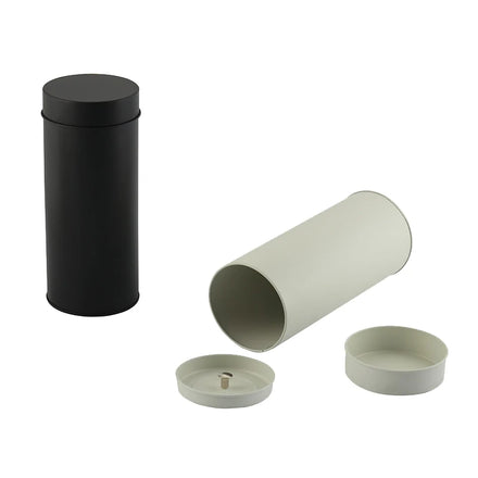 Hot Sale No MOQ Limited 100 g Airtight Tea Storage Tin Can with Double Lids