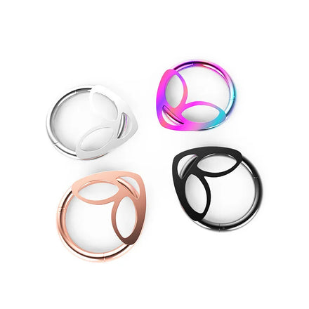 316L Stainless Steel Alien Ear Ring Hoop Jewelry 6 Colors Hinged Clicker Segment Cartilage Earring Septum Piercing Nose Ring