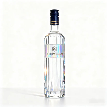 Free Sample Liquor Bottle Round Shape Glass Empty 500ml 700ml 750ml Bottle for Whisky Liquor