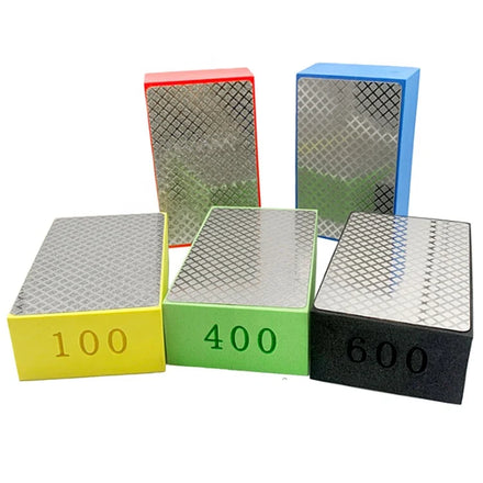 Electroplated Diamond Hand Pad Held Sanding Block Diamond Hand Grinding Pad for Polishing Marble Tile Granite Stone
