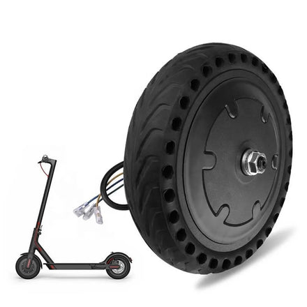 M365 Electric Scooter Spare Part Accessory Front Wheel Hub Motor 250W Motor With Solid Tire for M365 and 1S Scooter