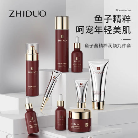 OEM ODM ZHIDUO Caviar Whitening Skin Care  Brightening and Moisturizing Facial Skin Care Product Set