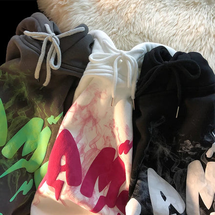 Free Sample Men Pullover Sweatshirt 100%Cotton Heavy Weight Puff Print With Screen Print Oversize Hoodies
