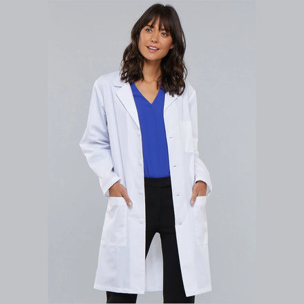 Custom Hospital Womens Lab Coats Clinic Dental Doctor White Coat Fluid Oil Resistant Anti Static Cosmetic Lab Coat