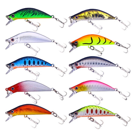 Wholesale 5.5CM 5.5G Hard Minnow Lure Fishing Bait Slow Sinking Fishing Bait New Design Minnow Lure