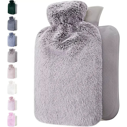 Factory Wholesale Custom Reusable Hot Water Bottles Rubber Hot Water Bag With Plush Covers