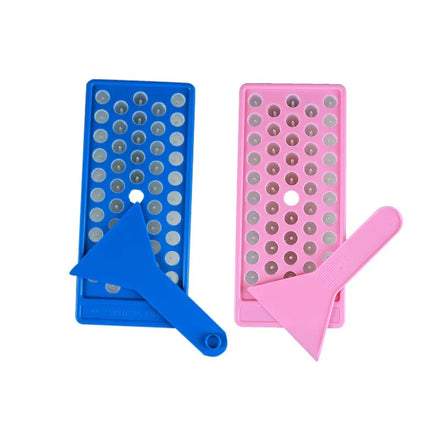 DIY Lip Balm Tube Filling Mold 5g Lip Balm Tube Filling Tray 50-hole Straight Filling Mouth Wax Tube Filling Tray