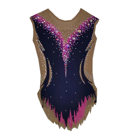 Latin Performance Wear Rhythmic Gymnastics Leotards Dance Competition Dresses Ice Figure Skating Ballroom Reenactment Costume