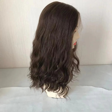 Frontal Human Hair Wigs Transparent Lace Brown Wig Lace Human Hair Lace Top Wig