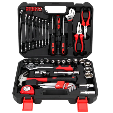 KAFUWELL H13045A 65 Pcs High Quality Multifunction Mechanics Repair Socket Hand Tool Box Kit
