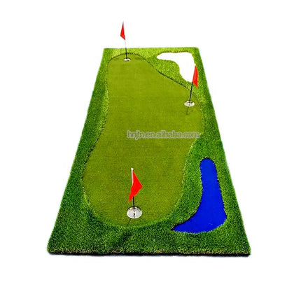 Portable 9-Hole Golf Putting Greens Low Price Office Putting Game Made of Artificial Grass for Outdoor Practice Carpet