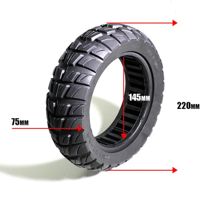 New Image Scooter Part 10x2.70-6.5 Solid Tire for Kugoo G-Booster G2 Pro Electric Scooter Tire Cross-Country Accessories