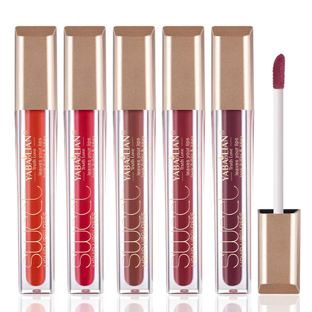 Customised Liquid Lip Gloss Tube with Glitter Clear Glossy Herbal Lip Stick Pick Your Own Colors Low MOQ Private Label Lip Gloss
