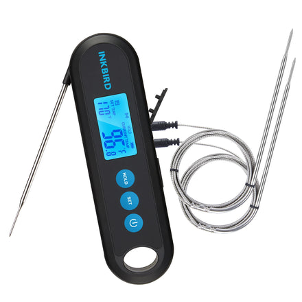 Inkbird Instant Read Thermometer BBQ Kitchen Black IHT-2PB Food Thermometers Wireless Probe Digital for Grill