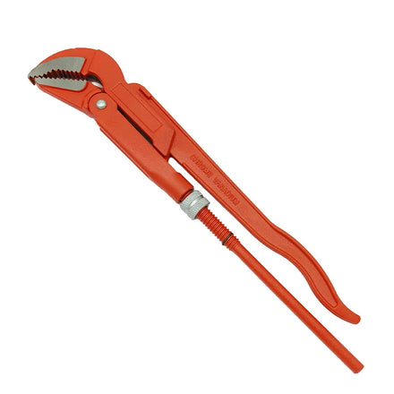 WEDO Chrome Vanadium Steel 45°Adjustable Pipe Wrench With Straight Jaws