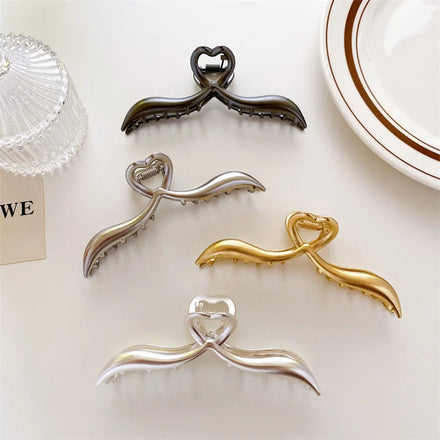 Modern Fashion 11.5cm Big Premium Vintage Metal Hair Claw Clip Love Hair Claw Hair Clip