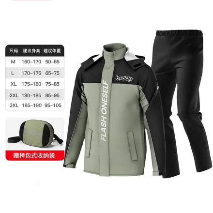 Custom Waterproof Motorbike Rain Pants Motorcycle Rain Suit Jacket Waterproof for Rain Motorcyclist
