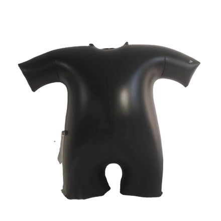 Hot Selling Custom Environmental PVC Soft Black Inflatable Fat Suit for Adults Waterproof Foldable Portable Outdoor Use