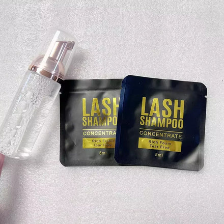 Private Logo Eyelash Extension Cleansing Bath Wash Sachet Various Scented Eyelash Concentrate Foam Shampoo Cleanser