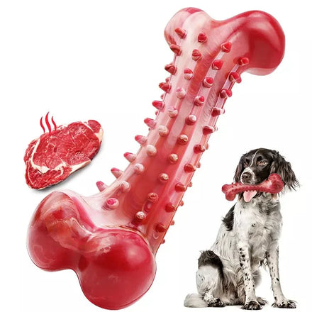 Manufacturer Wholesale Dog Pet Chew Toys Hot Selling Large Medium Bone-Shaped Indestructible Non-Toxic Natural Rubber Molar