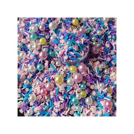 Soft Clay Brilliant Purples Reds Pearls Sprinkles Slime Filling Sprinkles Topping Polymer Clay Sprinkles