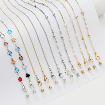 Custom High Quality Sunglasses Accessories Chain Eyeglasses Necklace Holder Chain Masking Strap