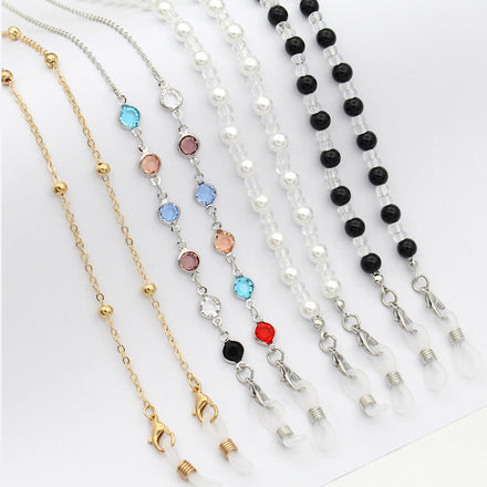Women Men Eyewear Holder Accessories Necklace Eyeglasses Anti-lost Sunglasses Lanyard Rope Antiskid Face Mask String